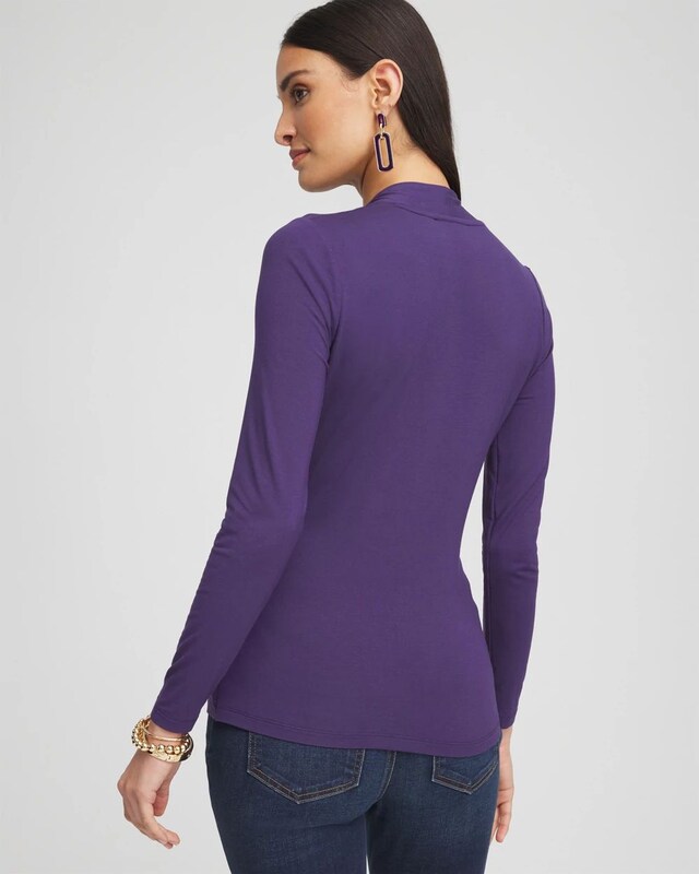 Touch of Cool Surplice Top - image 3
